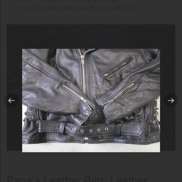 Leather jacket. - Picture 5 of 5